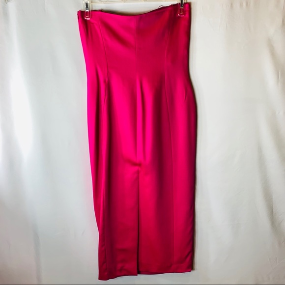 Florence Cromer Fashion Strapless Wool Dress Sz 4 - Picture 3 of 5